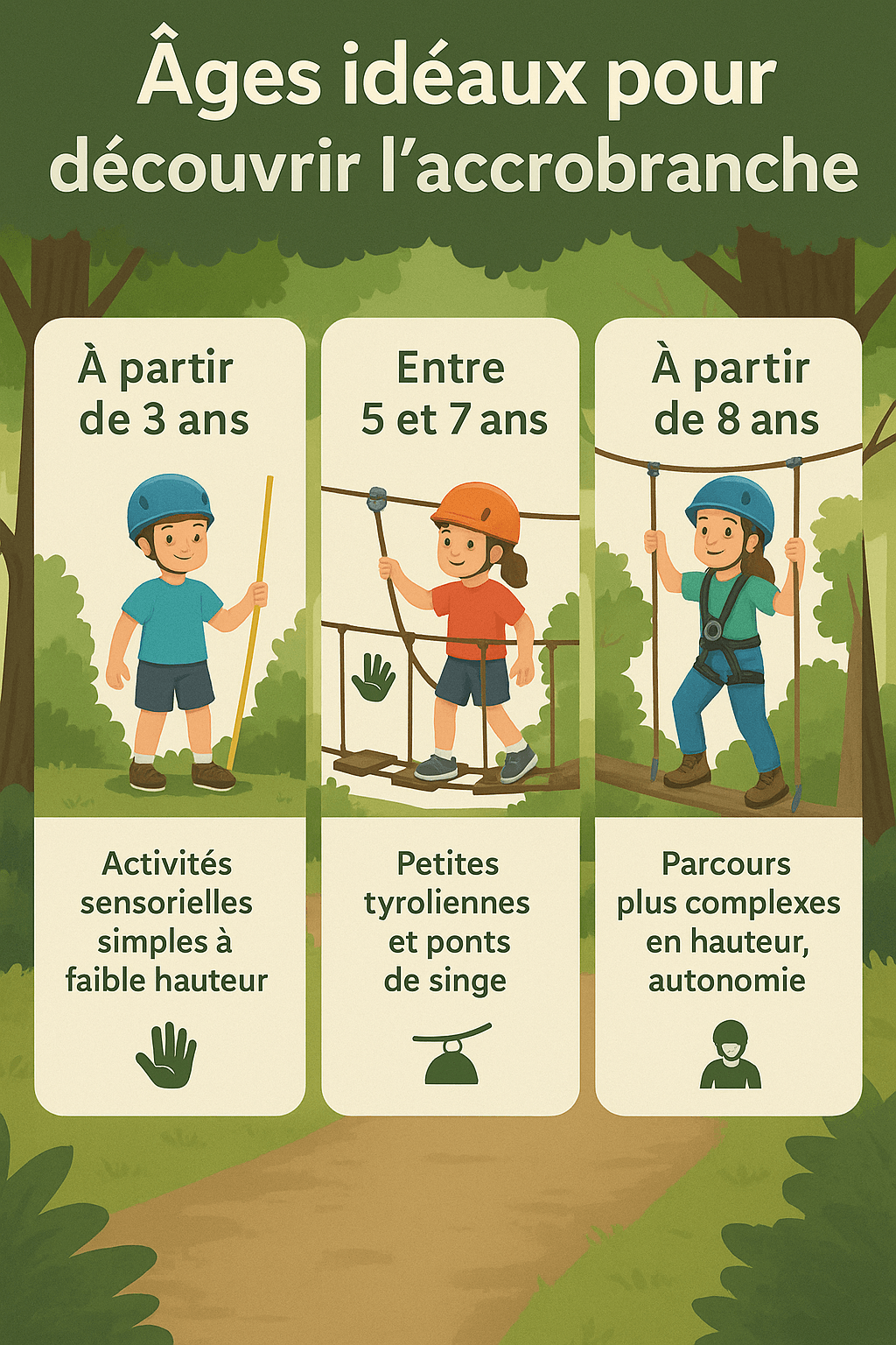 accrobranche infographie